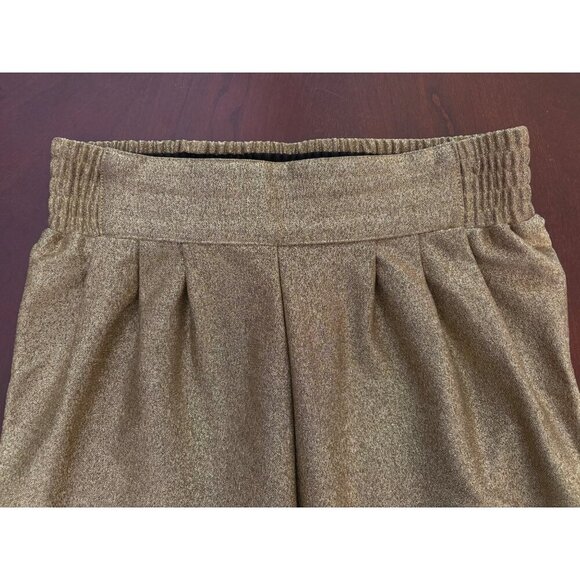 Vintage 80s Gold Metallic High Waist Stirrup Harem Pants Size Medium Women’s - Picture 5 of 10